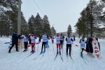 В Муравленко прошли соревнования по лыжным гонкам среди школьников