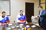 Дмитрий Артюхов встретился с серебряными призерами Игр в Токио