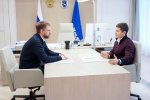 Глава региона встретился с избранным депутатом в Госдуму Дмитрием Погорелым