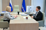 Дмитрий Артюхов и Елена Молдован обсудили планы по развитию города