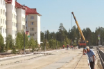 В микрорайоне Российском ремонтируют два участка дорог
