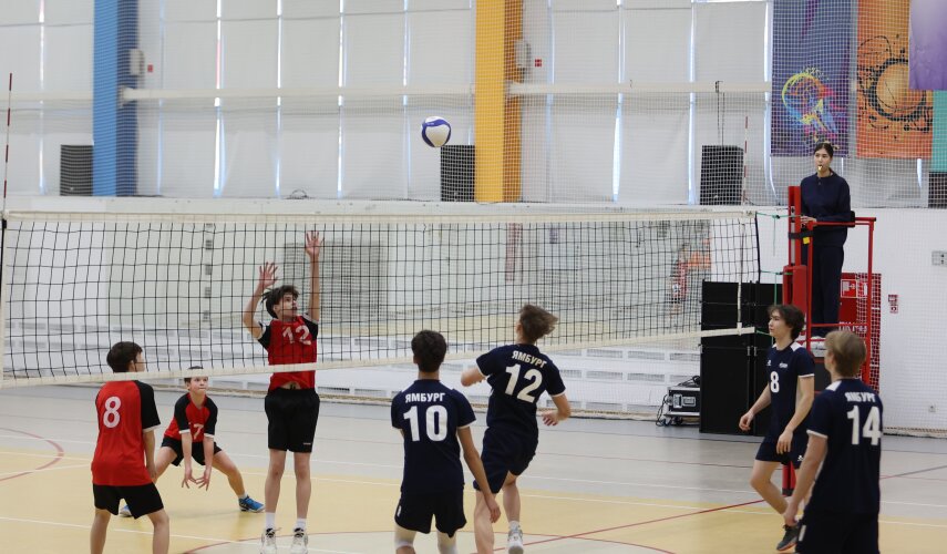 Завершились окружные соревнования по волейболу среди юношей