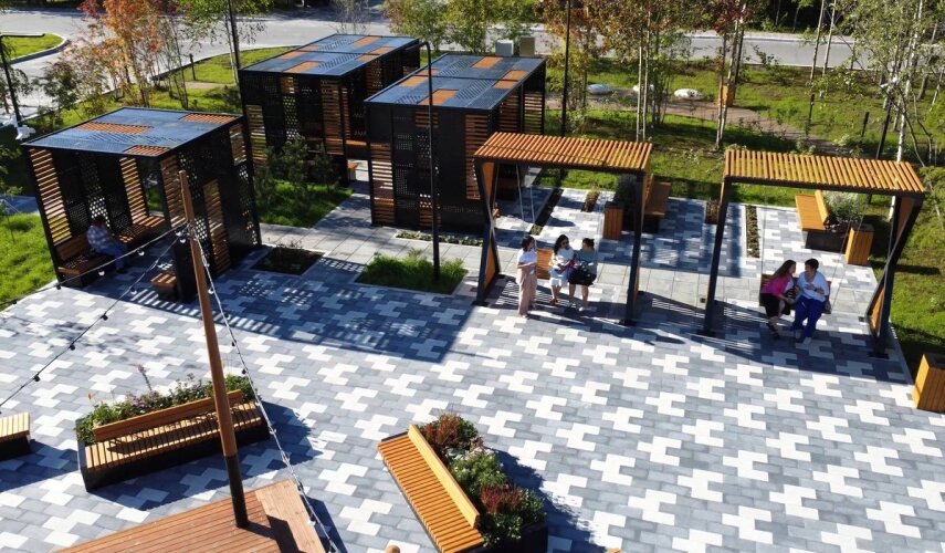 Площадь перед Домом культуры включена в Федеральный реестр лучших практик