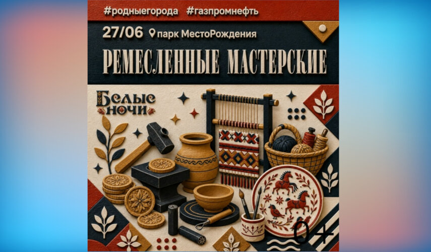 Ремесленные мастерские откроют на фестивале «Белые ночи»