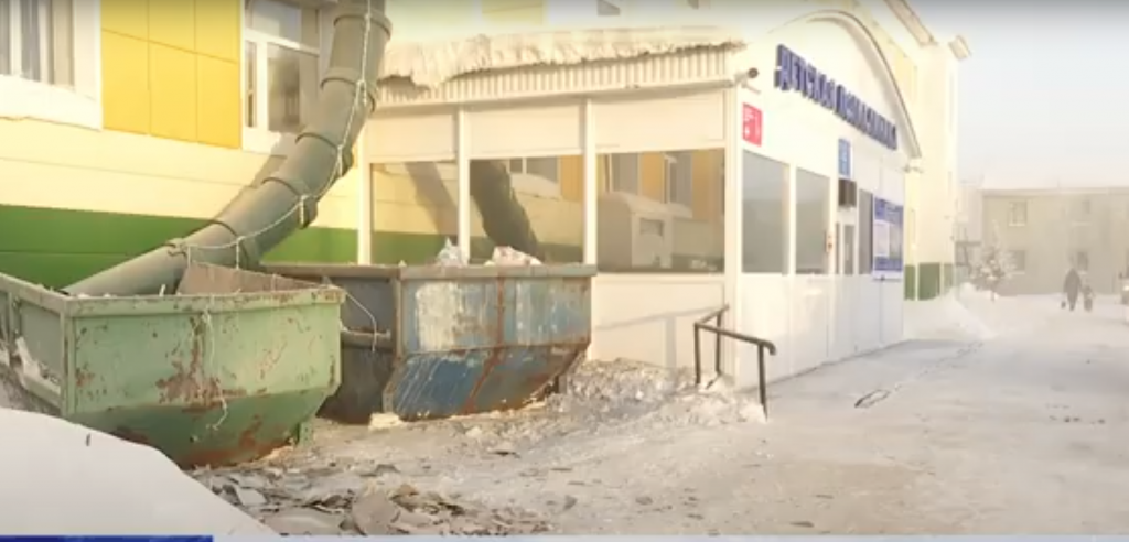 В детской поликлинике продолжается капитальный ремонт