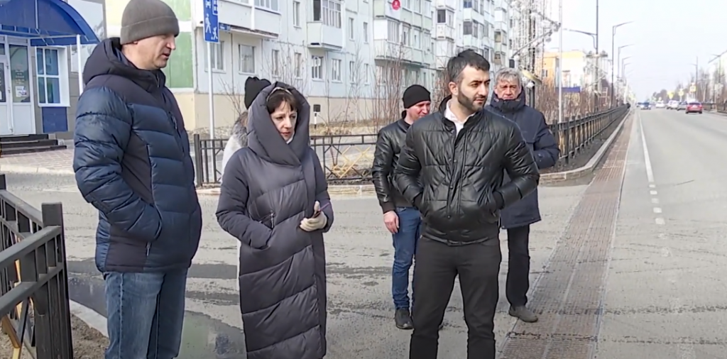 Комиссия обследовала отремонтированные участки дорог