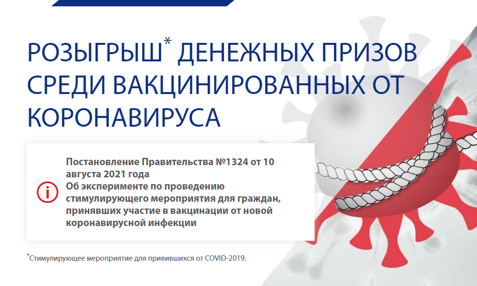 В России продлили лотерею среди вакцинированных от коронавируса