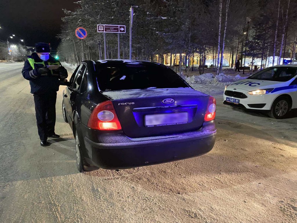 В Муравленко провели рейд «Нетрезвый водитель»