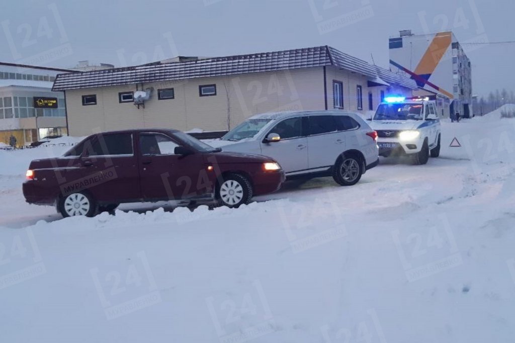 Вчера в Муравленко произошло пять ДТП