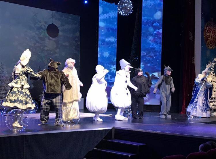 Для детей особой заботы провели новогодний утренник