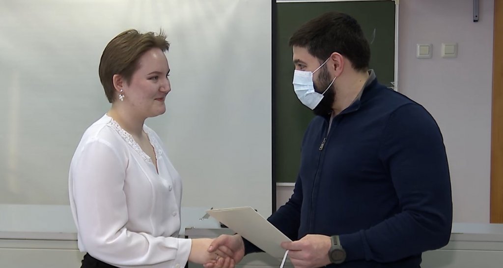 Екатерина Гребенюк – призер окружного тура олимпиады