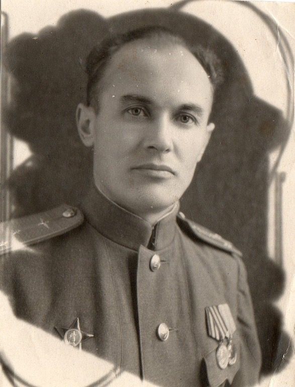 Лётчик, командир звена Сергей Давыдов, 1945-1946 гг.