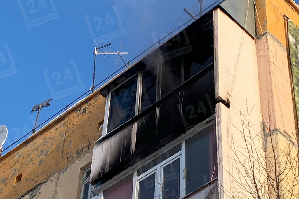 В Муравленко произошел пожар. Жертв нет