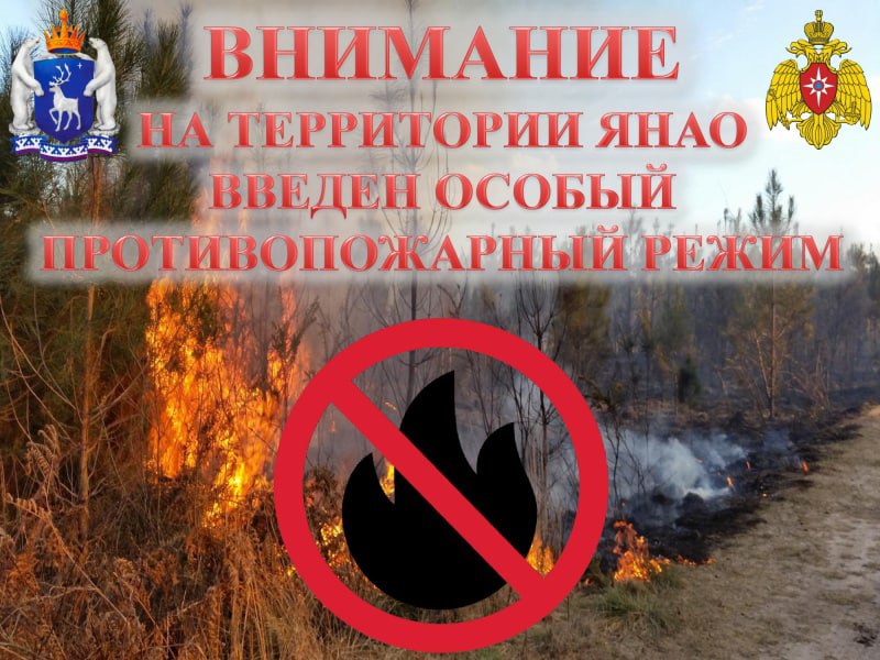 На Ямале введён особый противопожарный режим до 1 августа