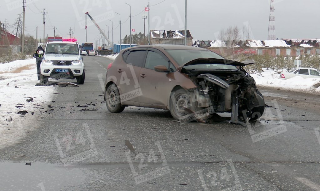 С начала 2022 года в Муравленко произошло 192 аварии. Есть пострадавшие