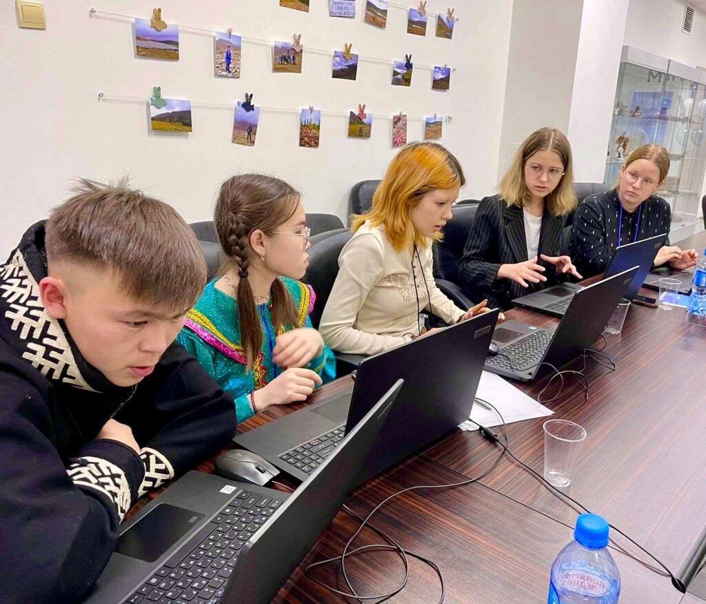 Ксения Мултанова принимает участие в Арктической олимпиаде
