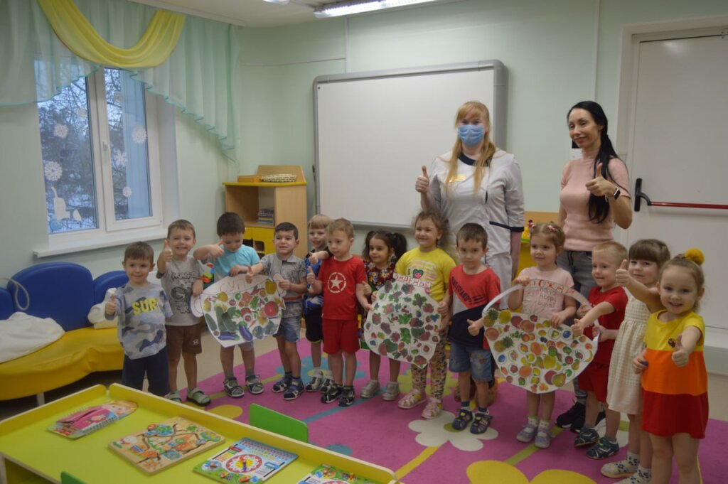 В больнице проходит неделя популяризации потребления овощей и фруктов