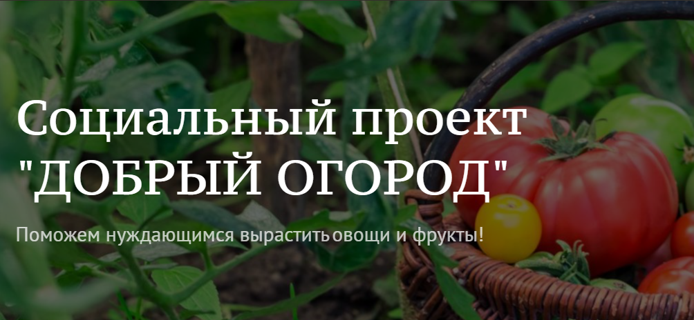 Муравленковцев приглашают на конкурс социальных проектов «Добрый огород – 2023»