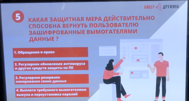 Школьники проверили свои знания в области кибербезопасности