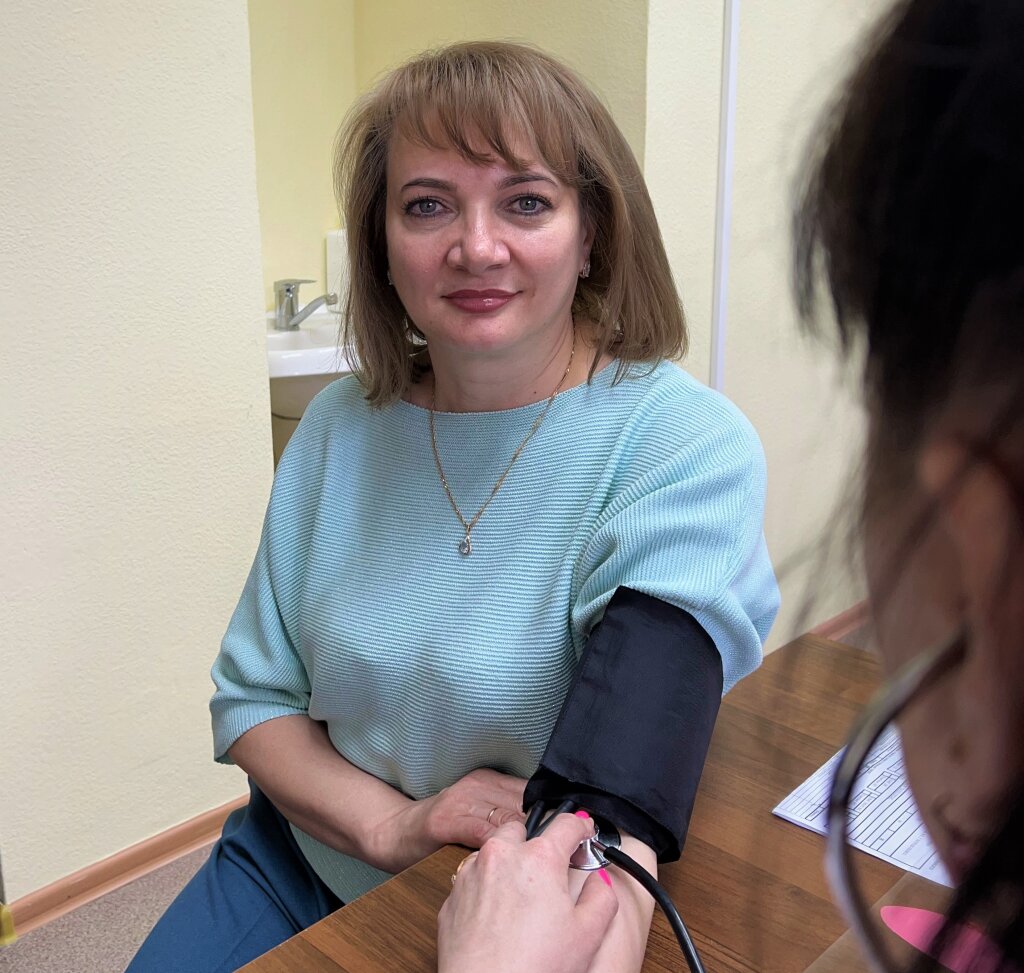 Участницы «здорового» проекта проходят диспансеризацию