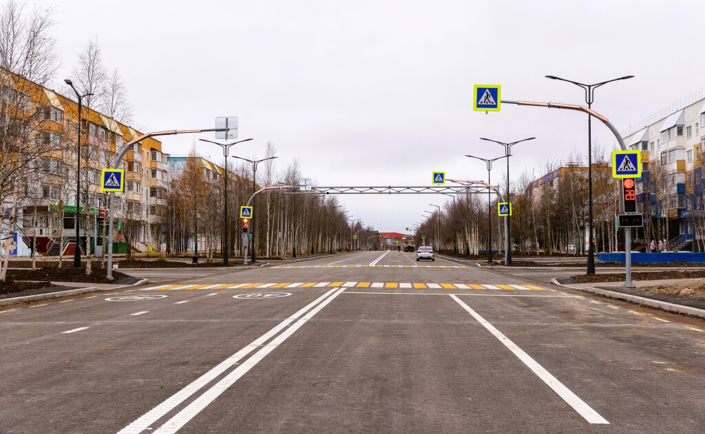 В Муравленко к 40-летию города полностью завершат реконструкцию центральной улицы