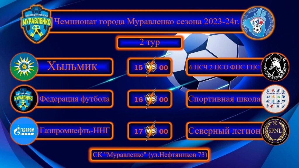 Из-за холодов в Муравленко перенесут чемпионат по мини-футболу