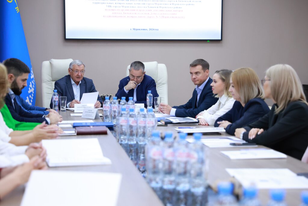 Муравленко с рабочим визитом посетили председатели сразу двух избиркомов