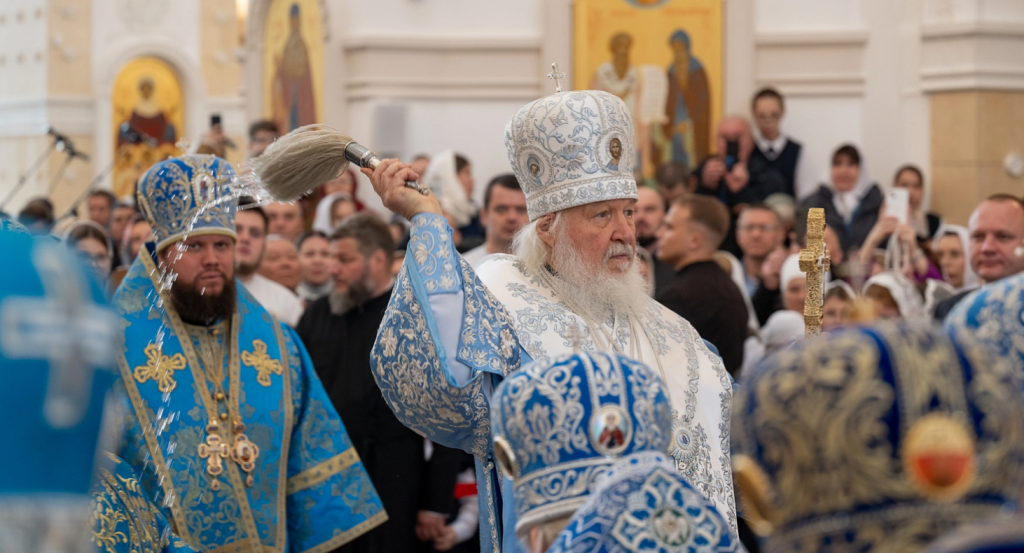 Патриарх Кирилл освятил Кафедральный Собор в честь Преображения Господня в Салехарде