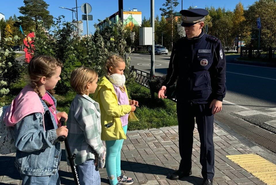 Муравленковские автоинспекторы провели профилактическое мероприятие с детьми