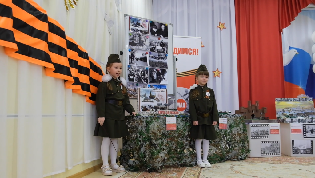 Школьники и детсадовцы представили макеты сражений