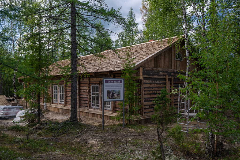 Первая остановка в Честном маршруте – будущий музей лагерного пункта «Глухариный»