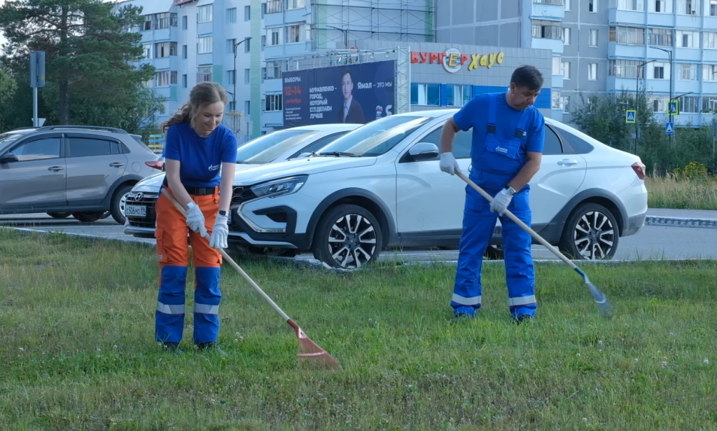 Нефтяники «Ноябрьскнефтегаза» дружно вышли на субботник