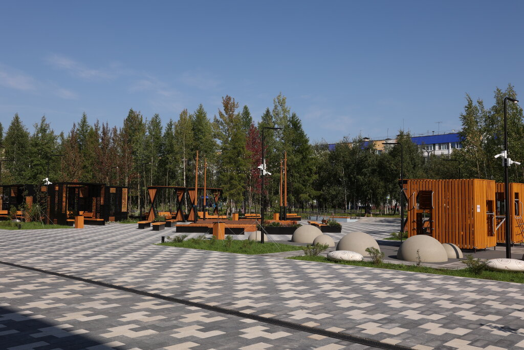 В Муравленко преобразилась площадь возле Дома культуры