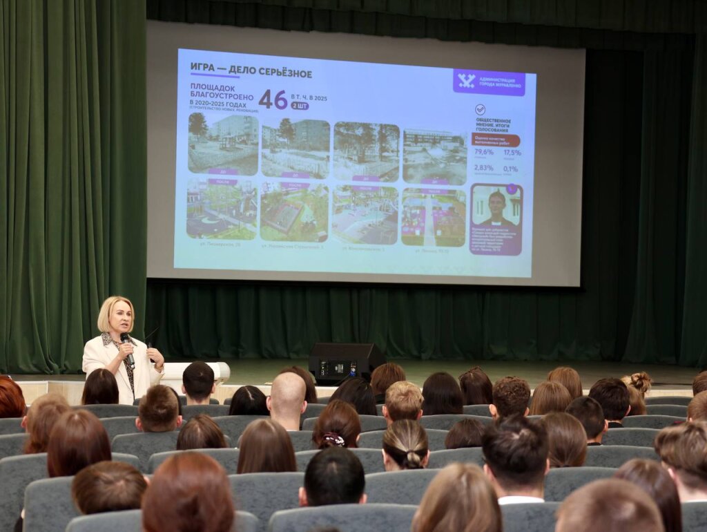 Глава города Елена Молдован встретилась с молодёжью