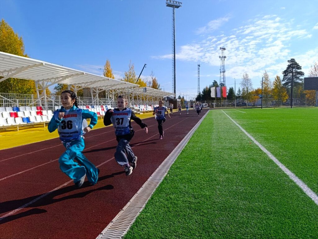 Сборная первой школы – лидеры легкоатлетического кросса