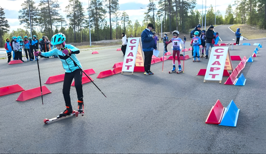 В Муравленко прошло первенство города по лыжероллерам