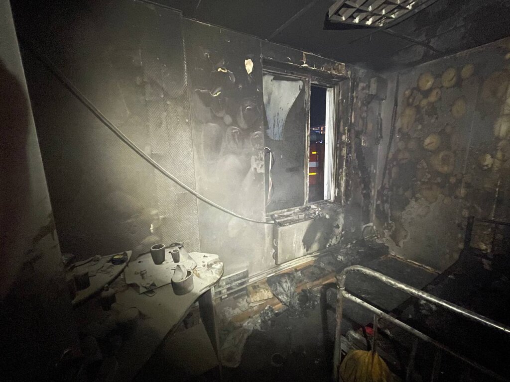 В Муравленко произошло возгорание в офисном здании