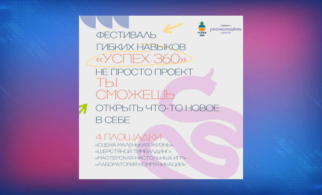 Муравленковские студенты соберутся на фестивале гибких навыков «Успех 360»