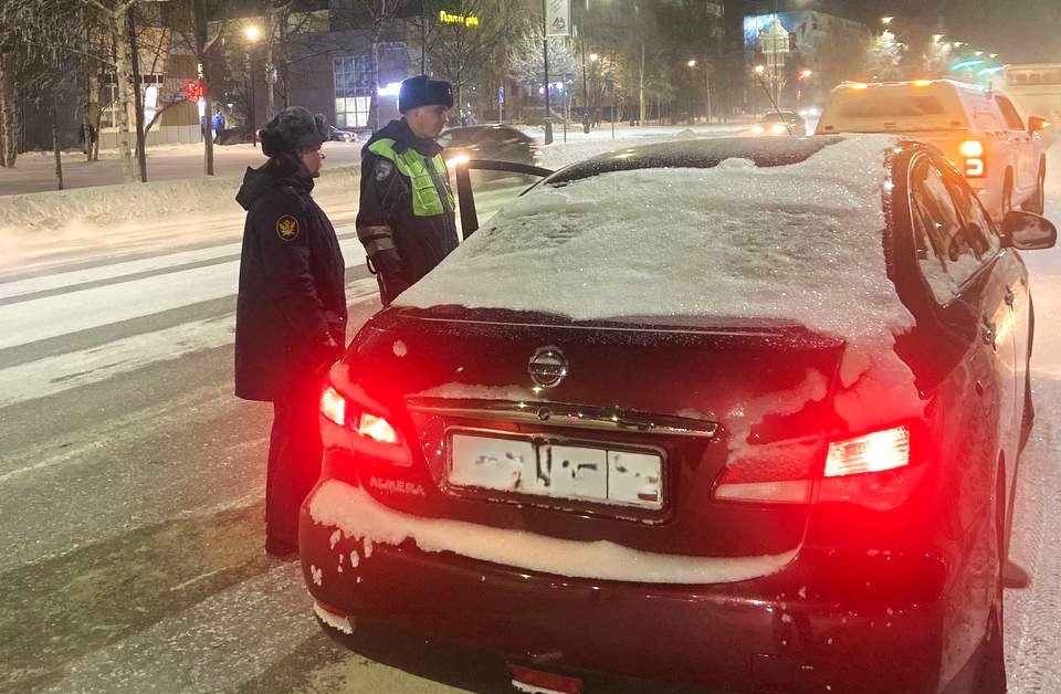 В Муравленко провели рейд по выявлению нетрезвых водителей