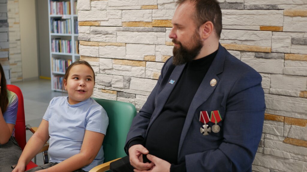 Юные муравленковцы встретились с участником проекта «Герои Ямала»
