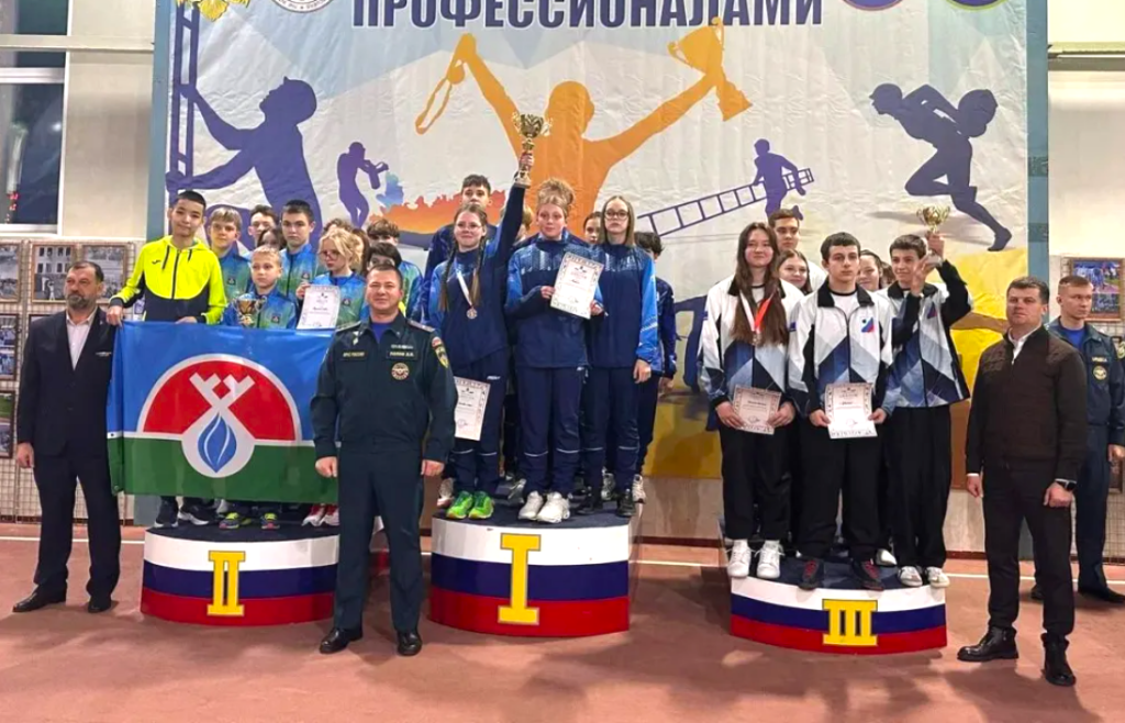 Сборная города – призёры соревнований по пожарно-спасательному спорту