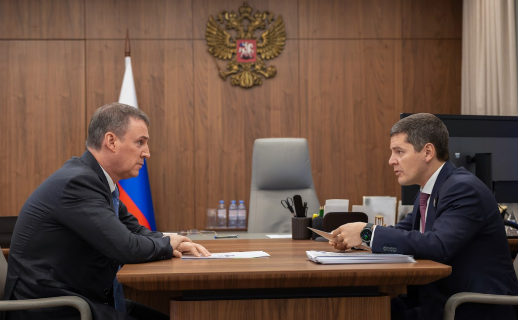 Дмитрий Артюхов и Дмитрий Патрушев обсудили вопросы экологии и развития АПК
