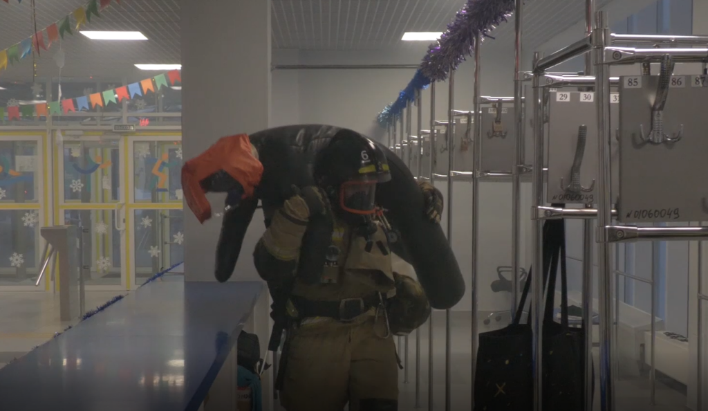 С задачей справились: в СК «Муравленко» потушили условный пожар