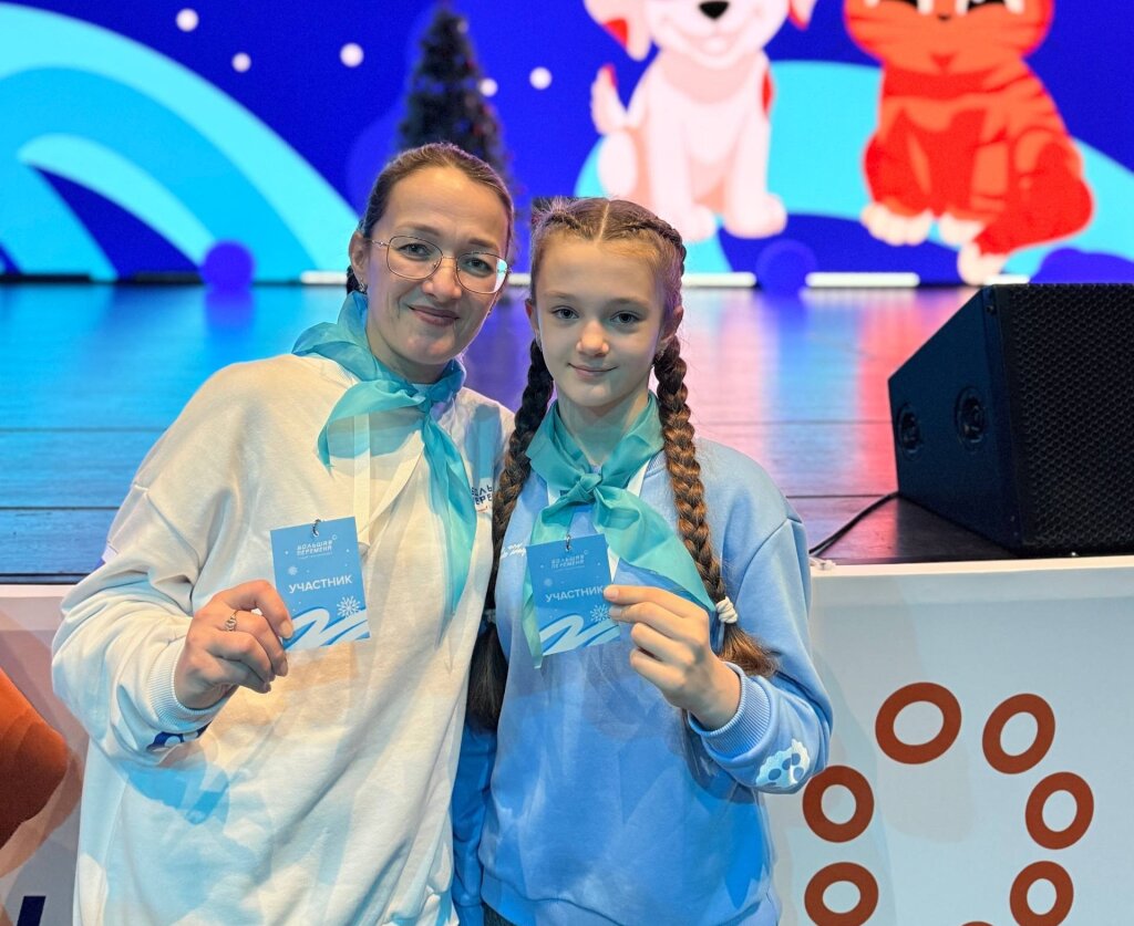 Варвара Максимова встретилась с Дедом Морозом в Великом Устюге