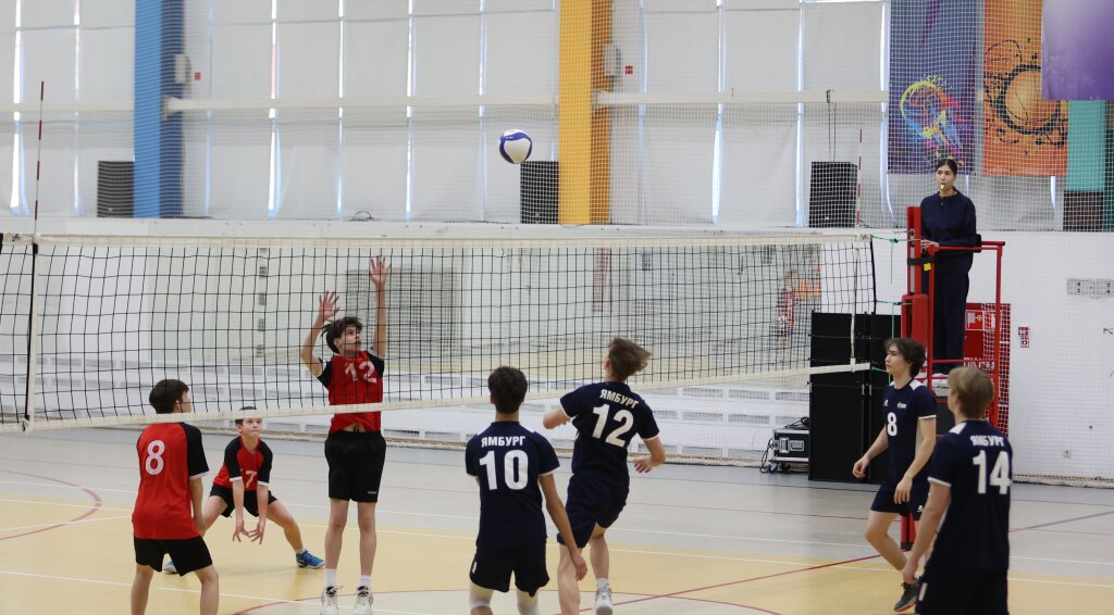 Завершились окружные соревнования по волейболу среди юношей