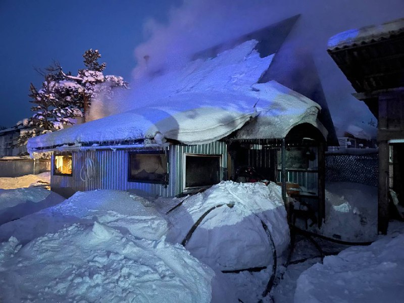 В Муравленко сгорел частный дом