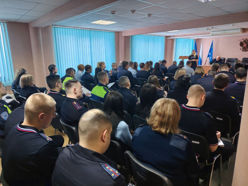 С полицейскими провели занятие по тактической медицине