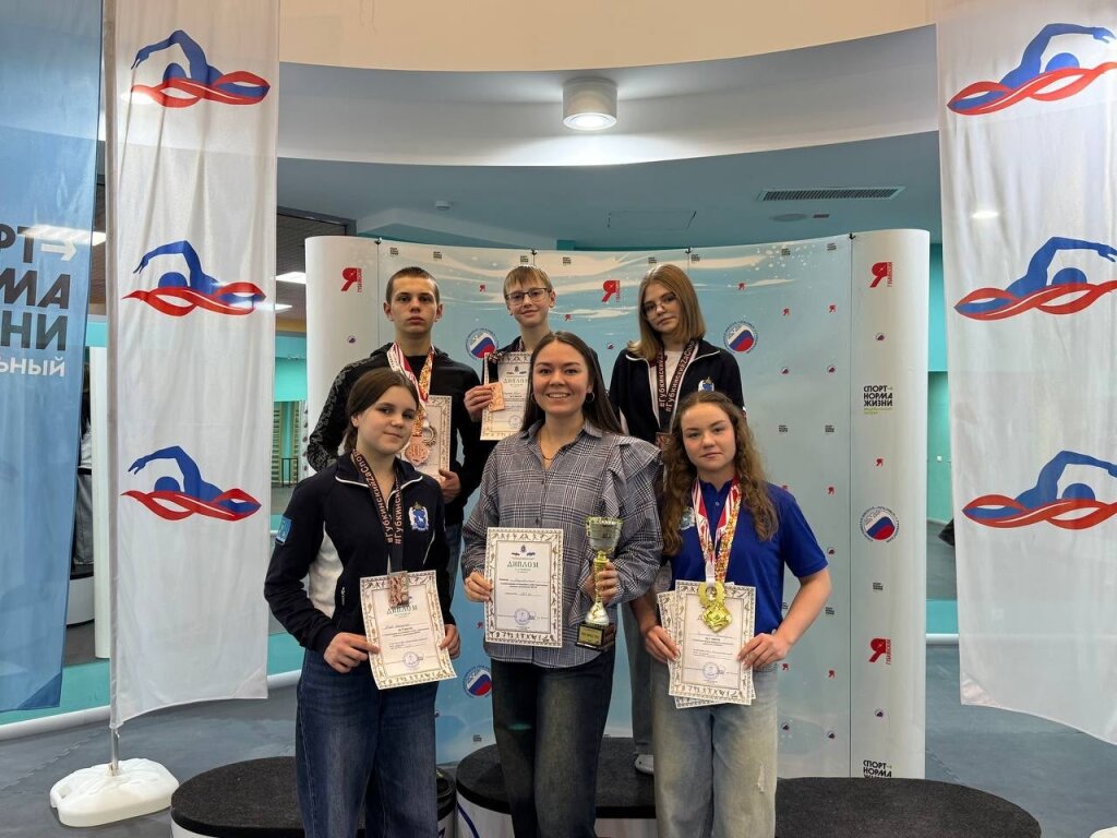 Муравленковцы – призёры спартакиады учащихся Ямала по плаванию