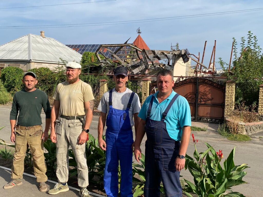 Муравленковцы продолжают восстанавливать Волноваху