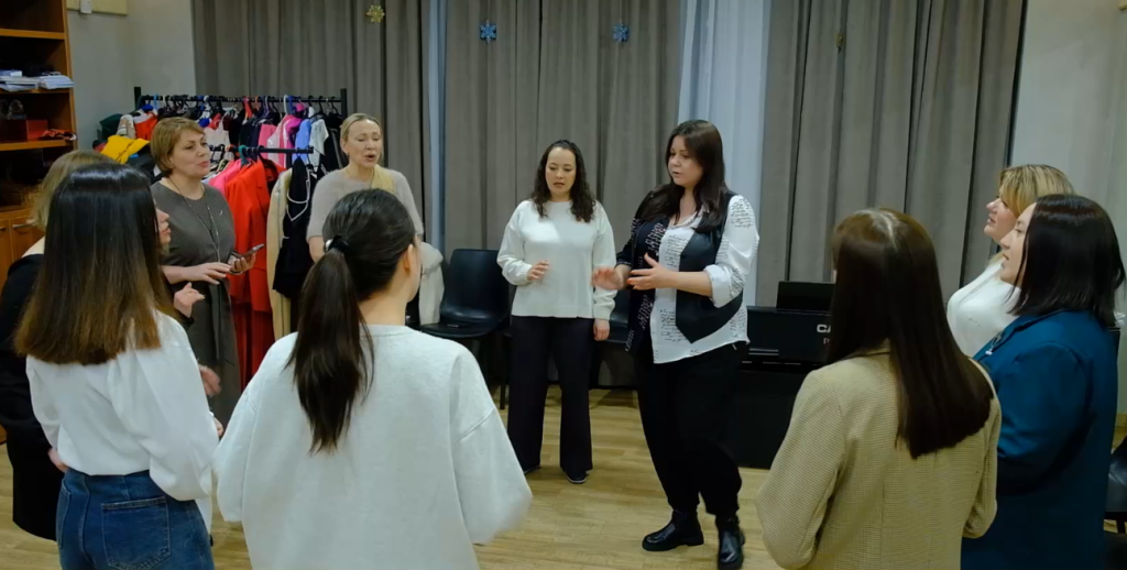 Вокальный коллектив «Вдохновение» готовится к отчётному концерту
